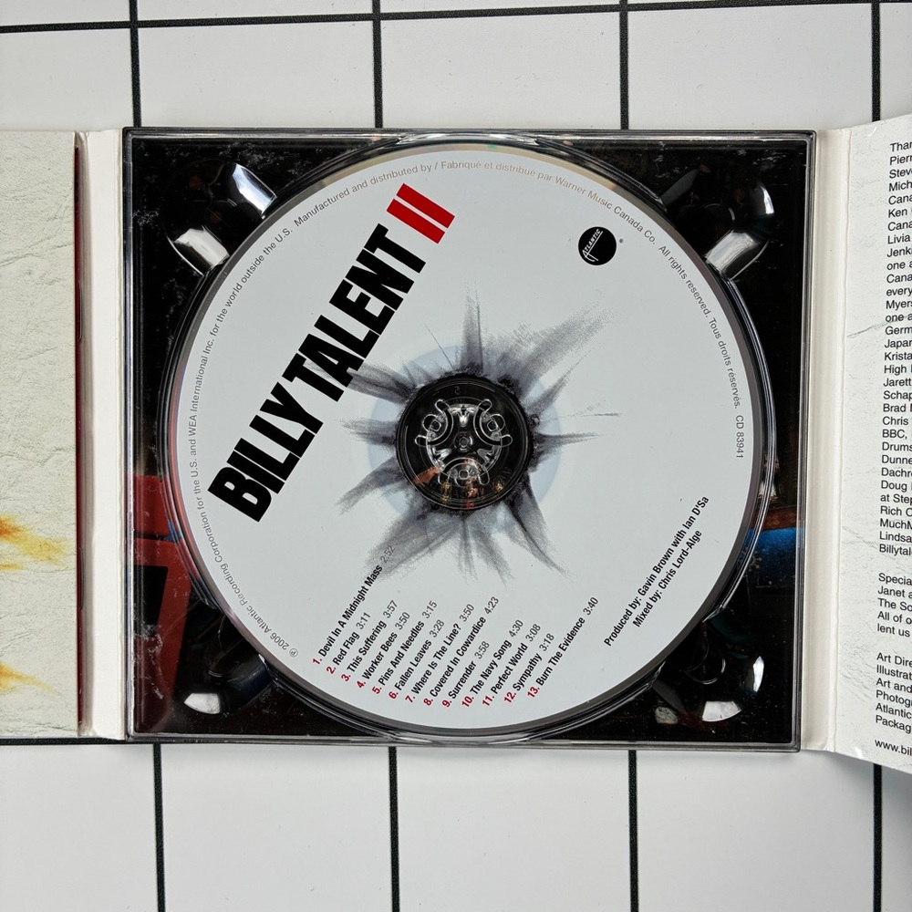 Billy Talent II CD Album - Picture 3 of 4